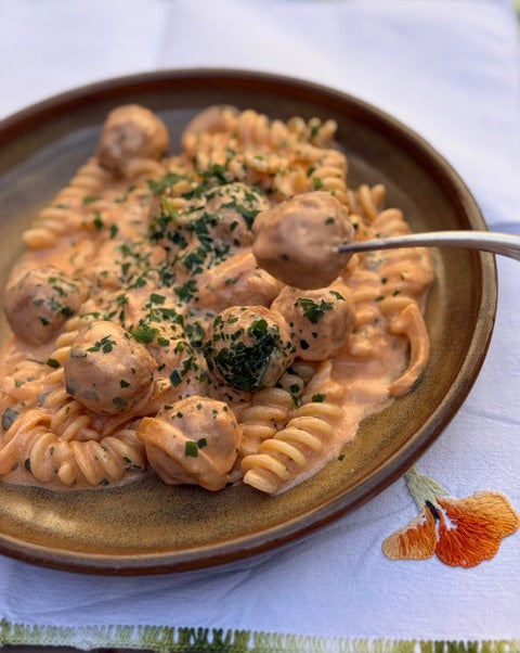 Fusilli gehaktballetjes