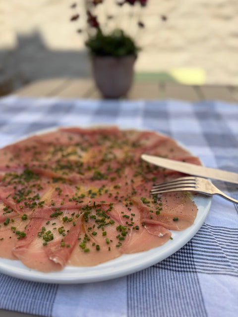 Carpaccio van tonijn