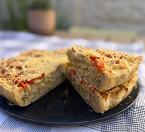 Quiche prei-ham-kaas
