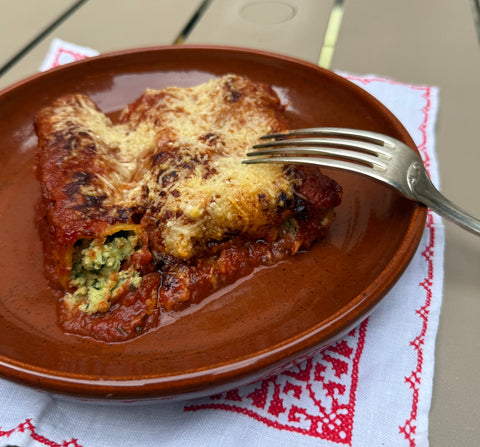Cannelloni spinazie ricotta